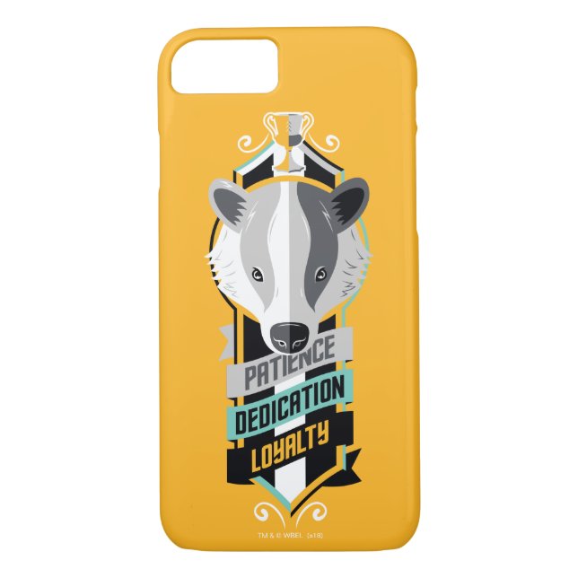 Coques Case-Mate iPhone Harry Potter| HUFFLEPUFF™ House Traits Sigil (Dos)