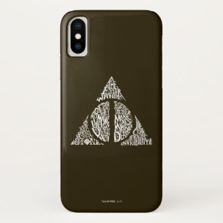 Coque Case-Mate iPhone Harry Potter Sortilège | RELIQUES DE LA MORT Typog