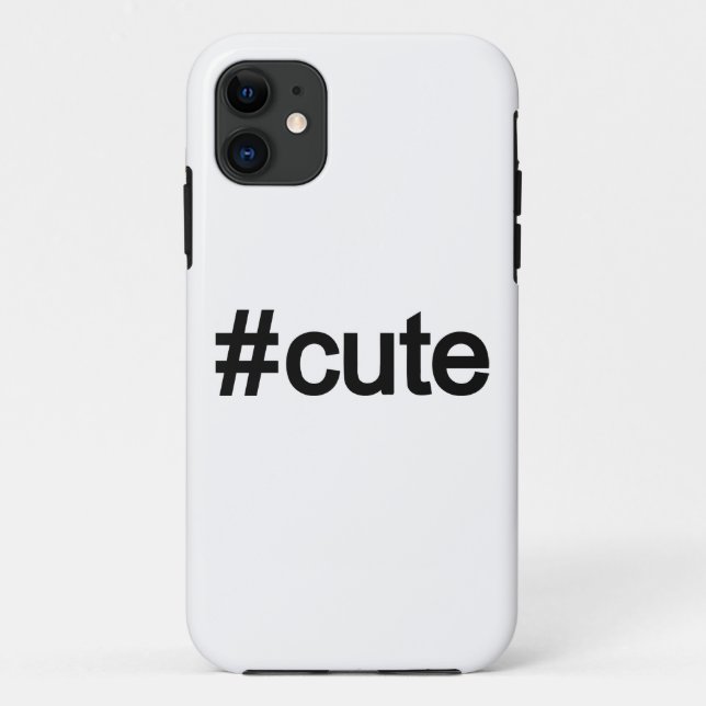 Coques Case-Mate iPhone Hashtag # Cute (Dos)