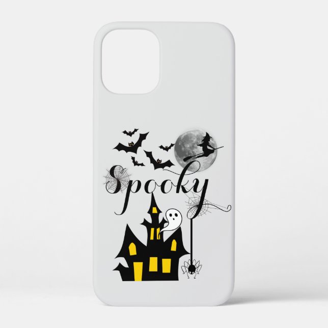 Coques Case-Mate iPhone Hauné House Flying Witch Halloween Éffrayant (Verso)