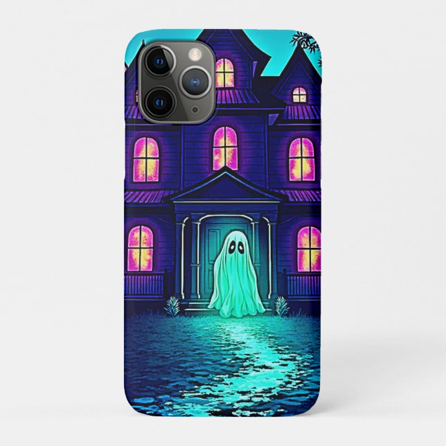 Coques Case-Mate iPhone Haunween Ghost House Design (Dos)