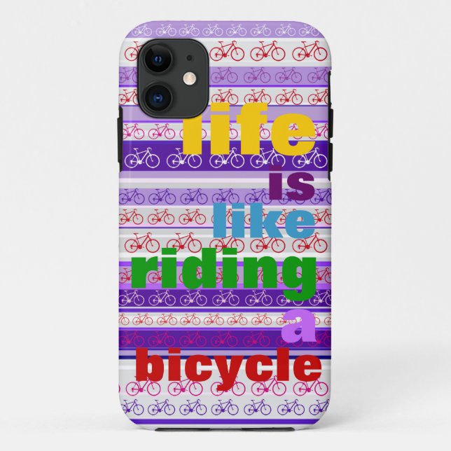 Coques Case-Mate iPhone haut en couleur à vélo citation (Dos)