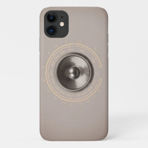 Case-Mate iPhone Case Haut-parleur de musique et cadran radio rétro