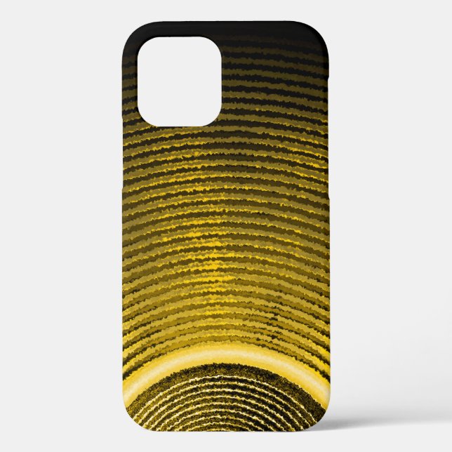 Coques Case-Mate iPhone Haut-parleur de musique jaune et ondes sonores Coq (Verso)