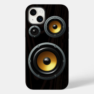 Coques Pour iPhone Haut-parleur Retro Wood Grain Trio
