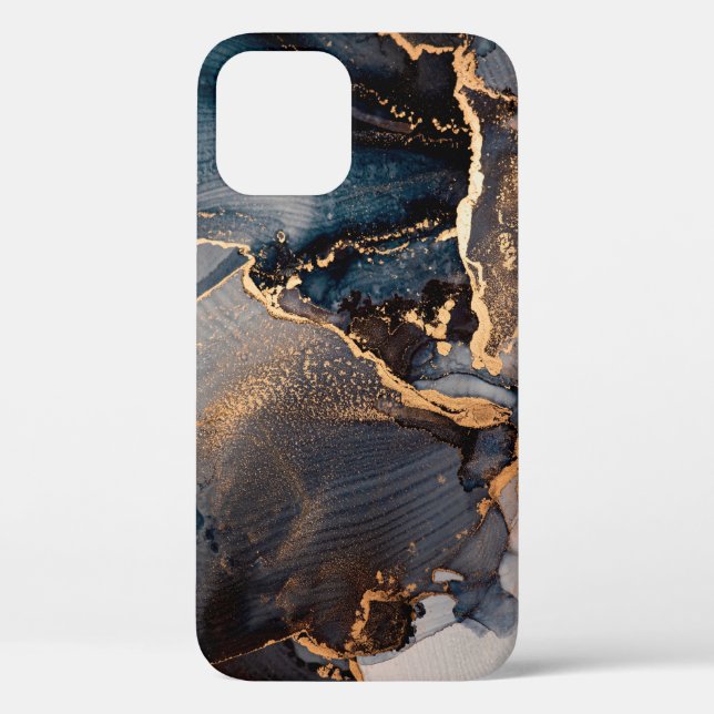 Coques Case-Mate iPhone Haute résolution. Peinture abstraite de luxe (Verso)