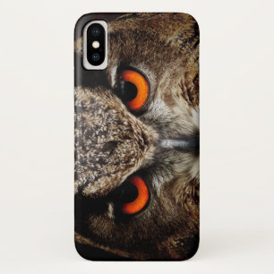 Case-Mate iPhone Case Hauteur de la chouette avec yeux orange