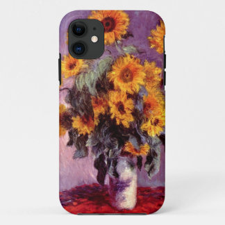 Coque Case-Mate iPhone Hauts tournesols de recherche Claude Monet