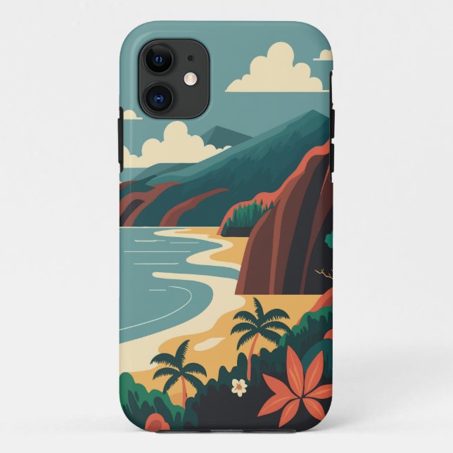 Coques Case-Mate iPhone Hawai Seascape (Dos)