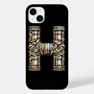 Coque Case-Mate iPhone Hawaïen Polynésien Lettre Aloha H Initiale Personn