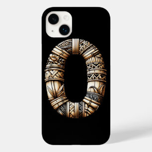 Coque Case-Mate iPhone Hawaïen Polynésien Lettre Aloha O Initiale Personn