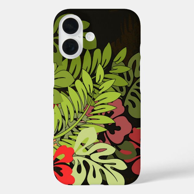 Coques Case-Mate iPhone Hawaii Aloha Flower Art Print (Verso)