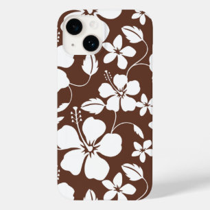 COQUE Case-Mate iPhone HAWAIIAN HULA (HIBISCUS) BROWN