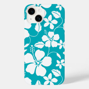 COQUE Case-Mate iPhone HAWAIIAN HULA (HIBISCUS) TURQUOISE