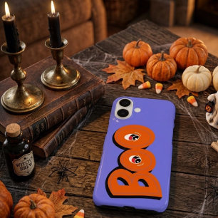 Coque Pour iPhone 16 Hé Boo Est-ce que je t'ai fait peur Typographie De