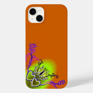 Coque Case-Mate iPhone Heart with Flower and Butterfly