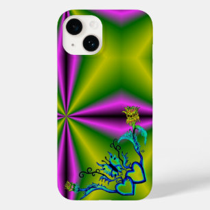 Coque Case-Mate iPhone Heart with Flower and Butterfly