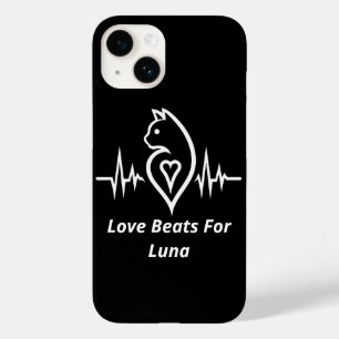 Coque Case-Mate iPhone Heartbeat Chat - Personnalisé Pet Love