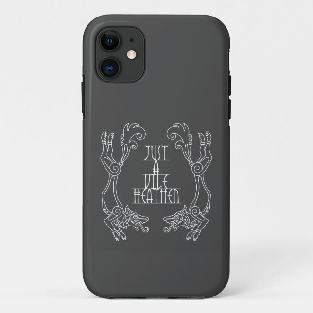 Coques Case-Mate iPhone Heathen Norse Pagan Asatru Viking Wolf (Dos)