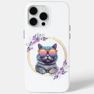 Coque Case-Mate iPhone Hébergement de téléphone de chat élégant avec acce