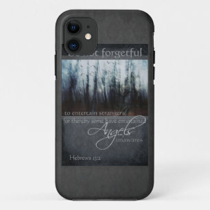 Coque Case-Mate Pour iPhone Hébreux 13:2 Citation Angel
