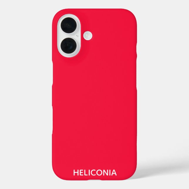 Coques Case-Mate iPhone Heliconia red color (Verso)