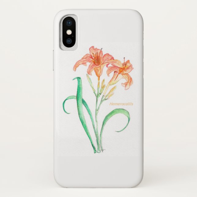 Coques Case-Mate iPhone Hemerocallis (Jour Lily) (Dos)