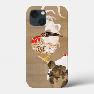 Case-Mate iPhone Case Hen et coq avec Grapevine par Ito Jakuchu