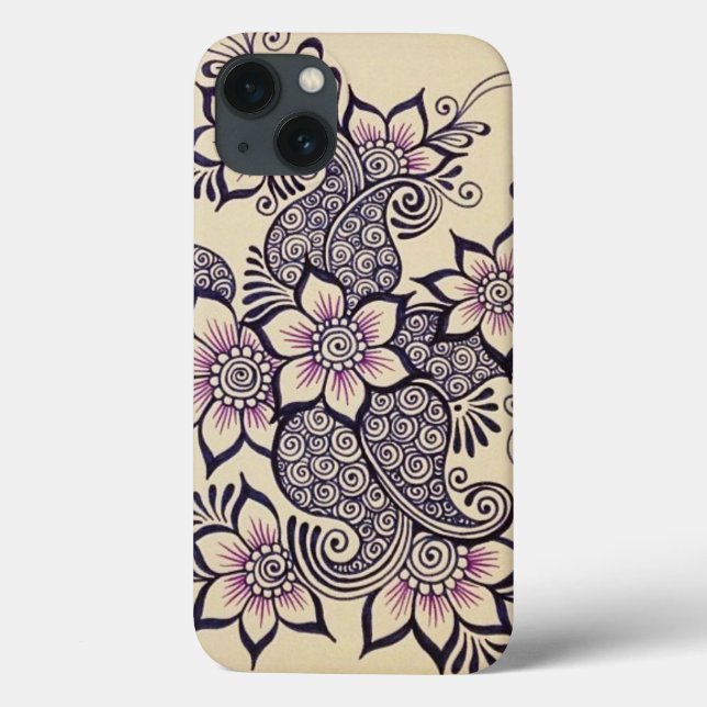 Coques Case-Mate iPhone Henna Design (Verso)