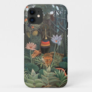 Coques Pour iPhone Henri Rousseau Le rêve Jungle Fleurs Surréalisme