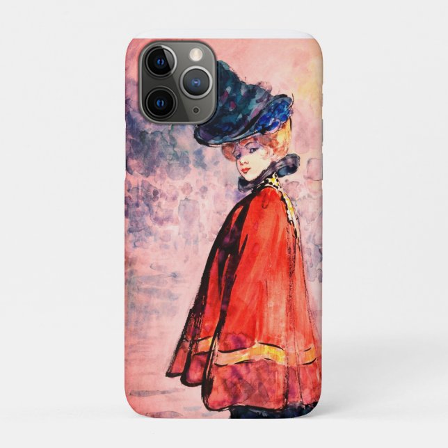 Coques Case-Mate iPhone Henry Somm - Élégant À Red Cape     (Dos)