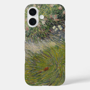 Coque Pour iPhone 16 Herbe et papillons par Vincent van Gogh