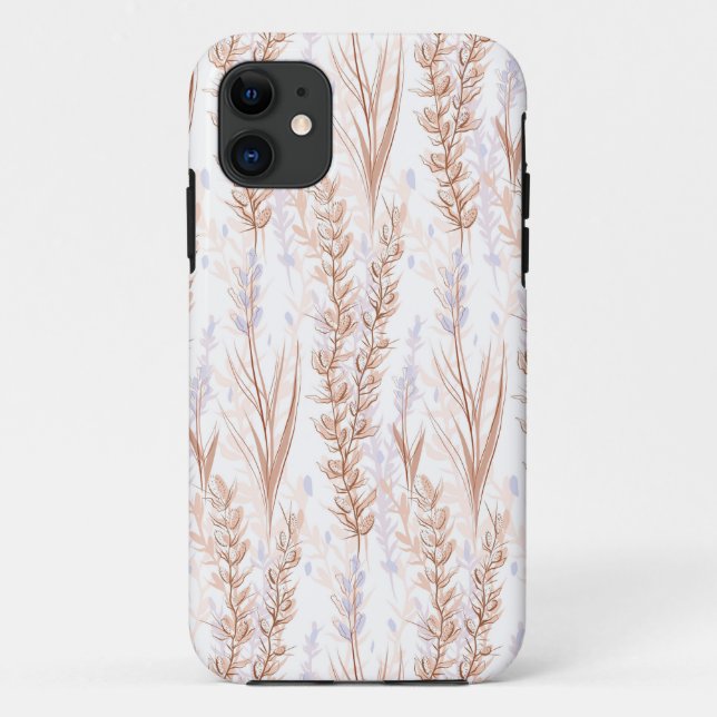 Coques Case-Mate iPhone Herbes et fleurs des steppes (Dos)
