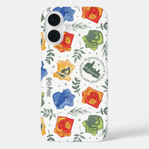 Coque Pour iPhone 16 Herbologie Magique Motif Maisons HOGWARTS™