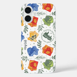 Coque Pour iPhone 16 Herbologie Magique Motif Maisons HOGWARTS™