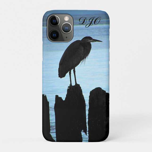 Coques Case-Mate iPhone Heron de bord de mer Silhouette (Dos)
