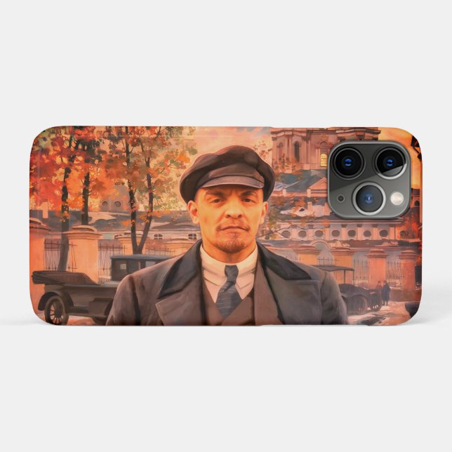 Coques Case-Mate iPhone Héros communiste Vladimir Lénine, URSS, CCCP (Dos (Horizontal))
