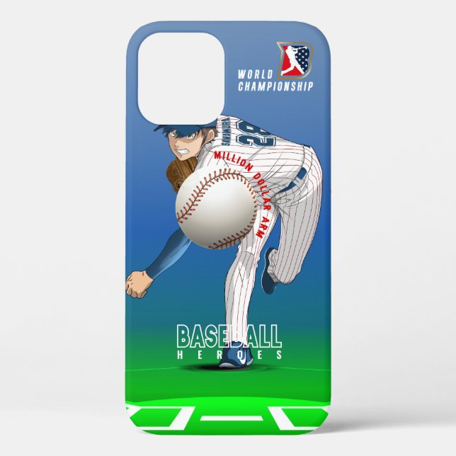 Coques Case-Mate iPhone Héros de baseball avec bras de millions de dollars (Verso)