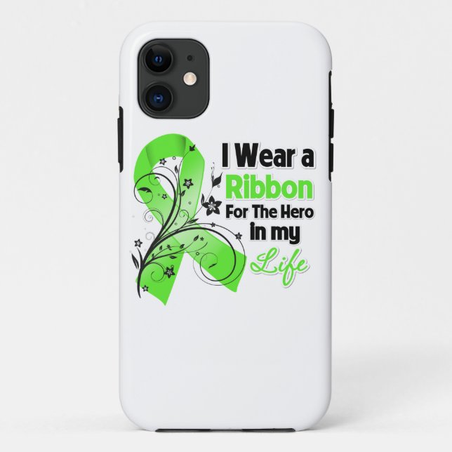 Coques Case-Mate iPhone Héros de ruban non Hodgkins Lymphoma dans ma vie (Dos)
