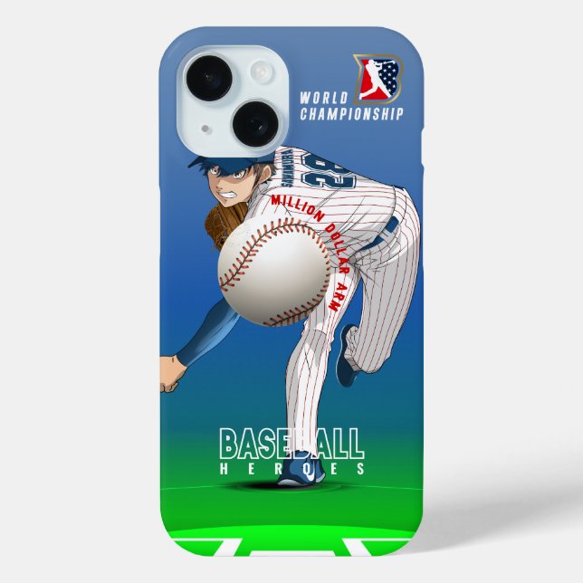 Coques Case-Mate iPhone Héros du baseball avec Million Dollar Arm | (Verso)