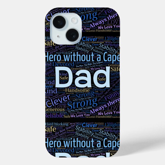 Coques Case-Mate iPhone Héros papa personnalisé (Verso)
