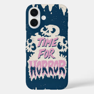 Coque Pour iPhone 16 Heure de l'horreur - Halloween Éffrayante en goutt
