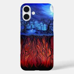 Coque Pour iPhone 16 Plus Heure de sorcellerie, entre Ciel et Enfer
