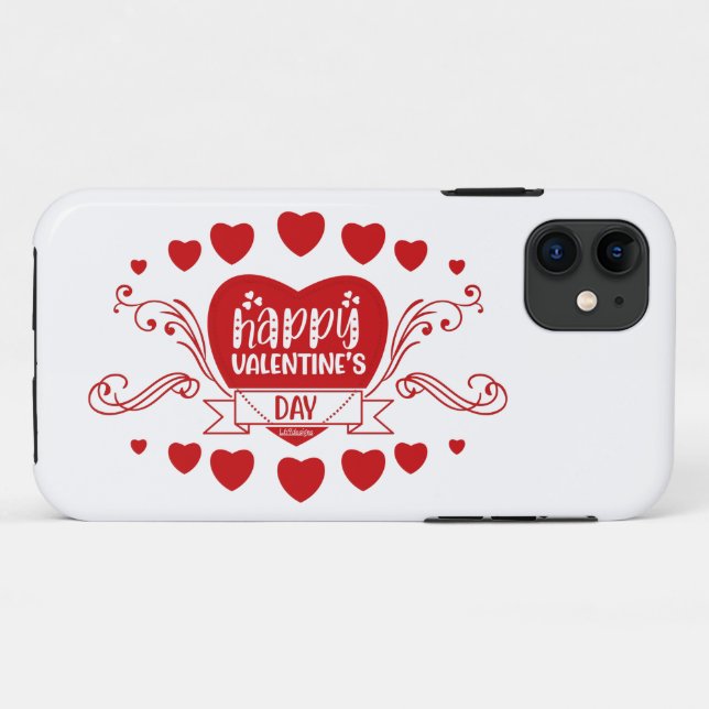 Coques Case-Mate iPhone HEUREUSE SAINTE-VALENTIN cadeau sucré valentine (Dos (Horizontal))
