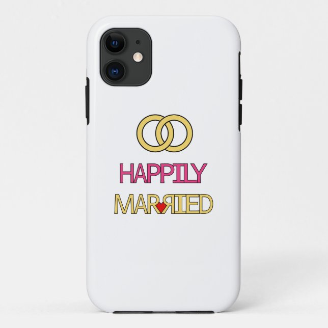 Coques Case-Mate iPhone Heureusement marié (Dos)