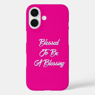 Coque Pour iPhone 16 Heureux D'Être Un Chaud Rose