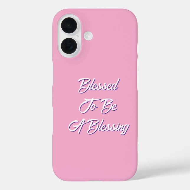 Coques Case-Mate iPhone Heureux D'Être Un Rose Bénéfique (Verso)