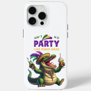 Coque Case-Mate iPhone Heureux Mardi Gras Alligator