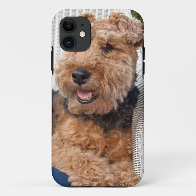 Coques Case-Mate iPhone heureux Welsh Terrier (Dos)