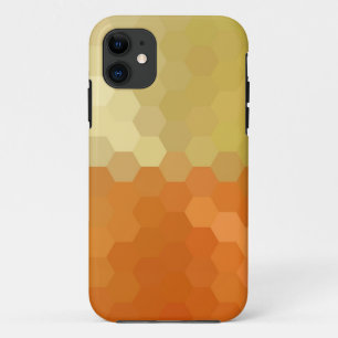 Coque Case-Mate Pour iPhone Hexagon d'or Art Abstrait